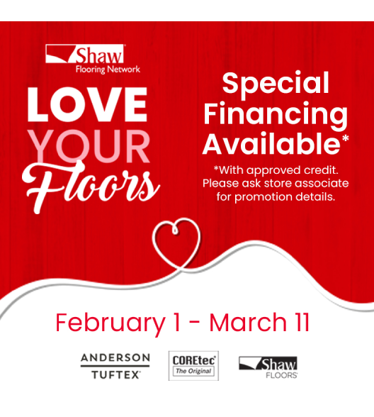 Shaw Love Your Floors Event 2024 Promotional Graphic
